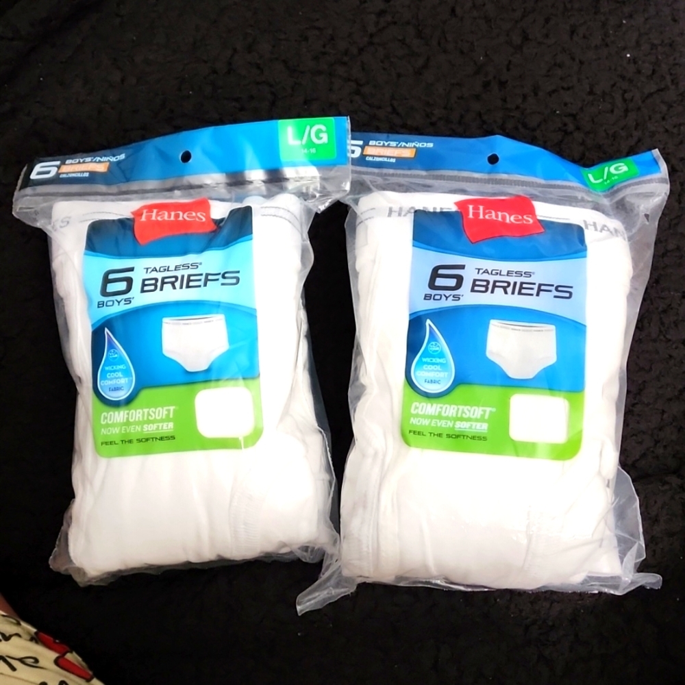 2 packs of boys briefs NWT